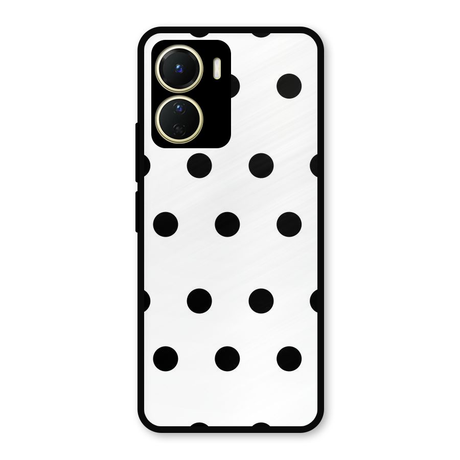 Royal Polka Dots Metal Back Case for Vivo Y56