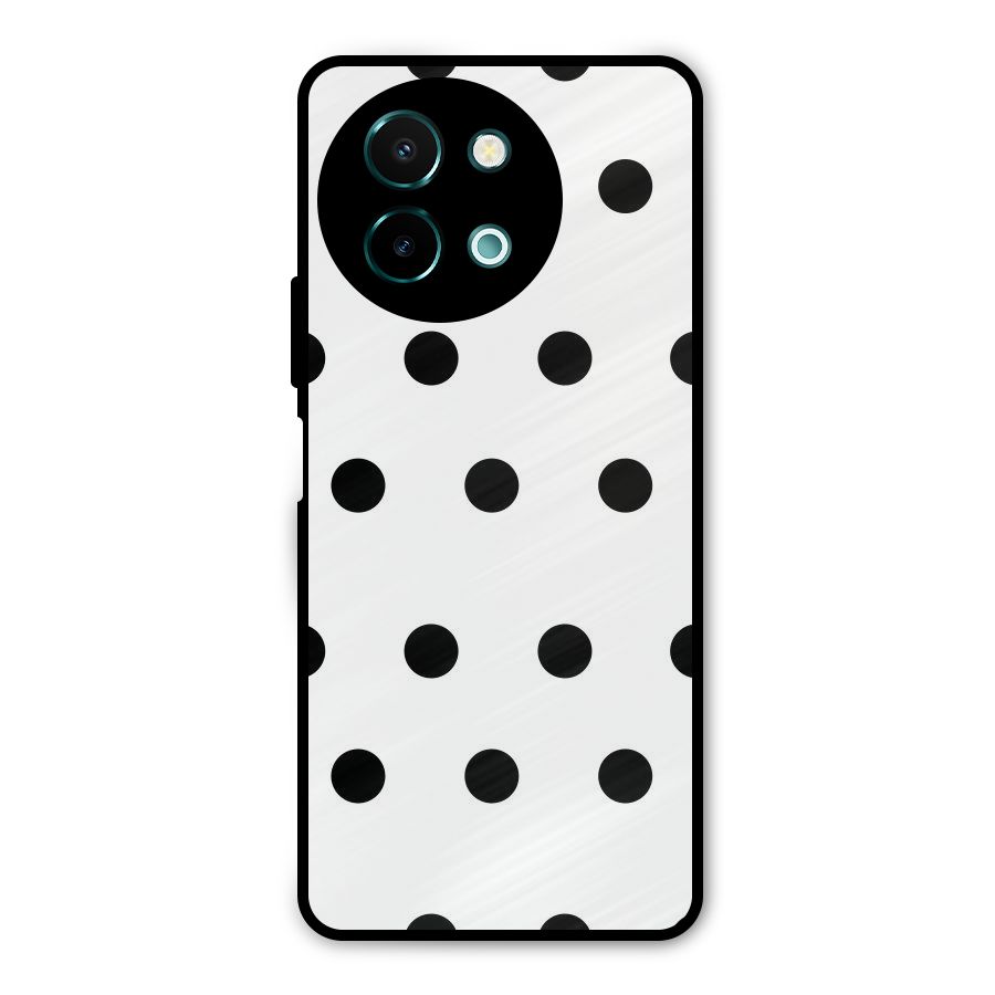 Royal Polka Dots Metal Back Case for Vivo Y58