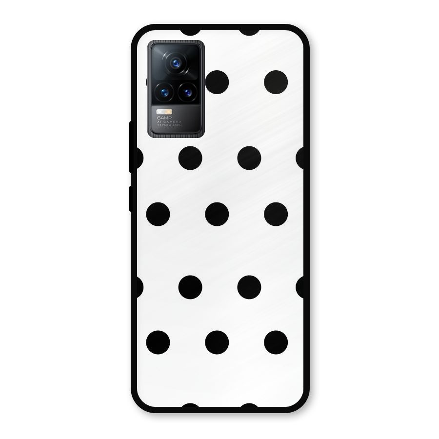 Royal Polka Dots Metal Back Case for Vivo Y73