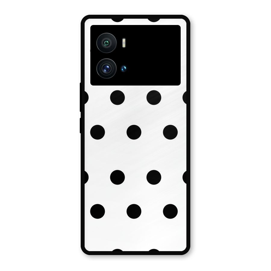 Royal Polka Dots Metal Back Case for iQOO 9 Pro