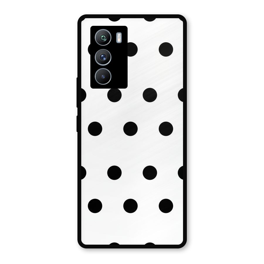 Royal Polka Dots Metal Back Case for iQOO 9 SE