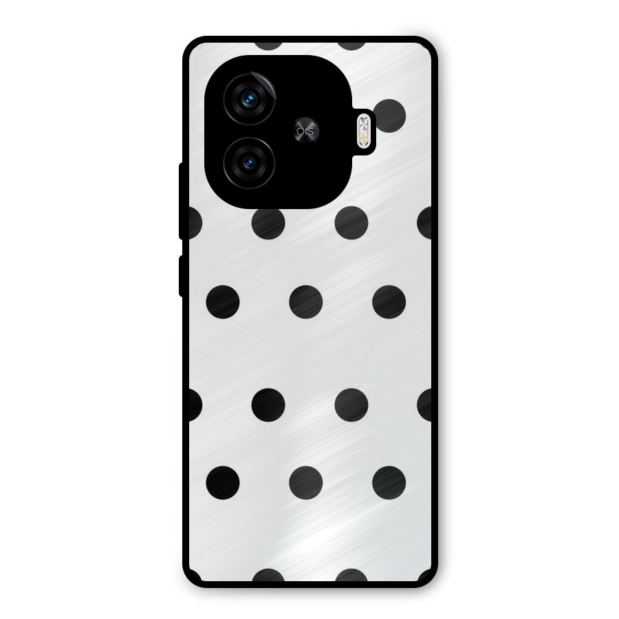 Royal Polka Dots Metal Back Case for iQOO Neo 10R