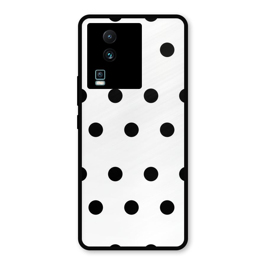 Royal Polka Dots Metal Back Case for iQOO Neo 7