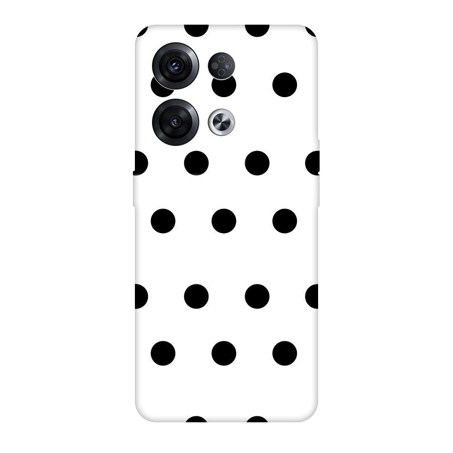 Royal Polka Dots Original Polycarbonate Back Case for Oppo Reno8 Pro 5G