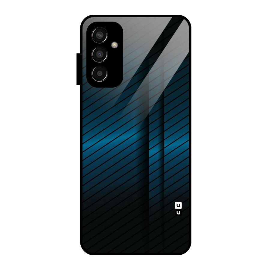 Royal Shade Blue Glass Back Case for Galaxy F13