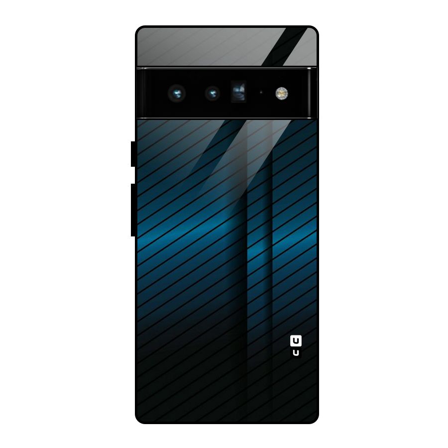Royal Shade Blue Glass Back Case for Google Pixel 6 Pro