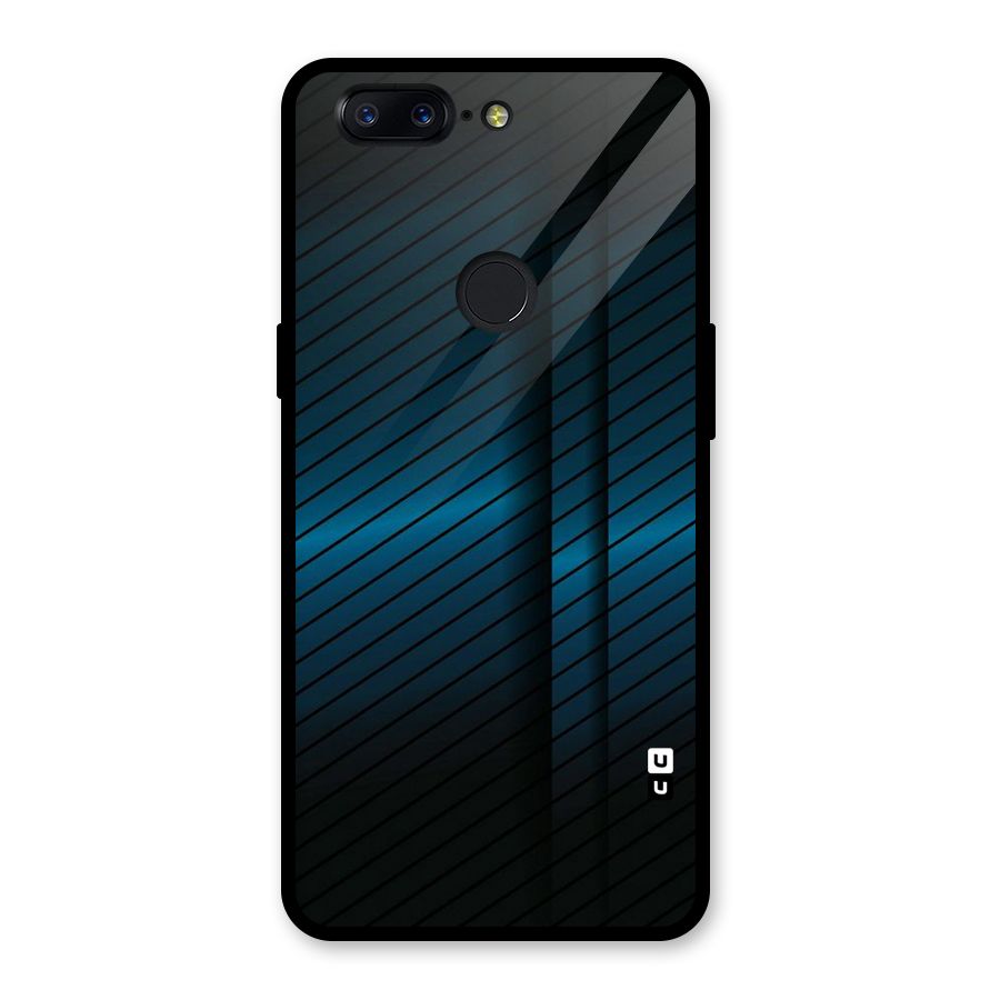 Royal Shade Blue Glass Back Case for OnePlus 5T