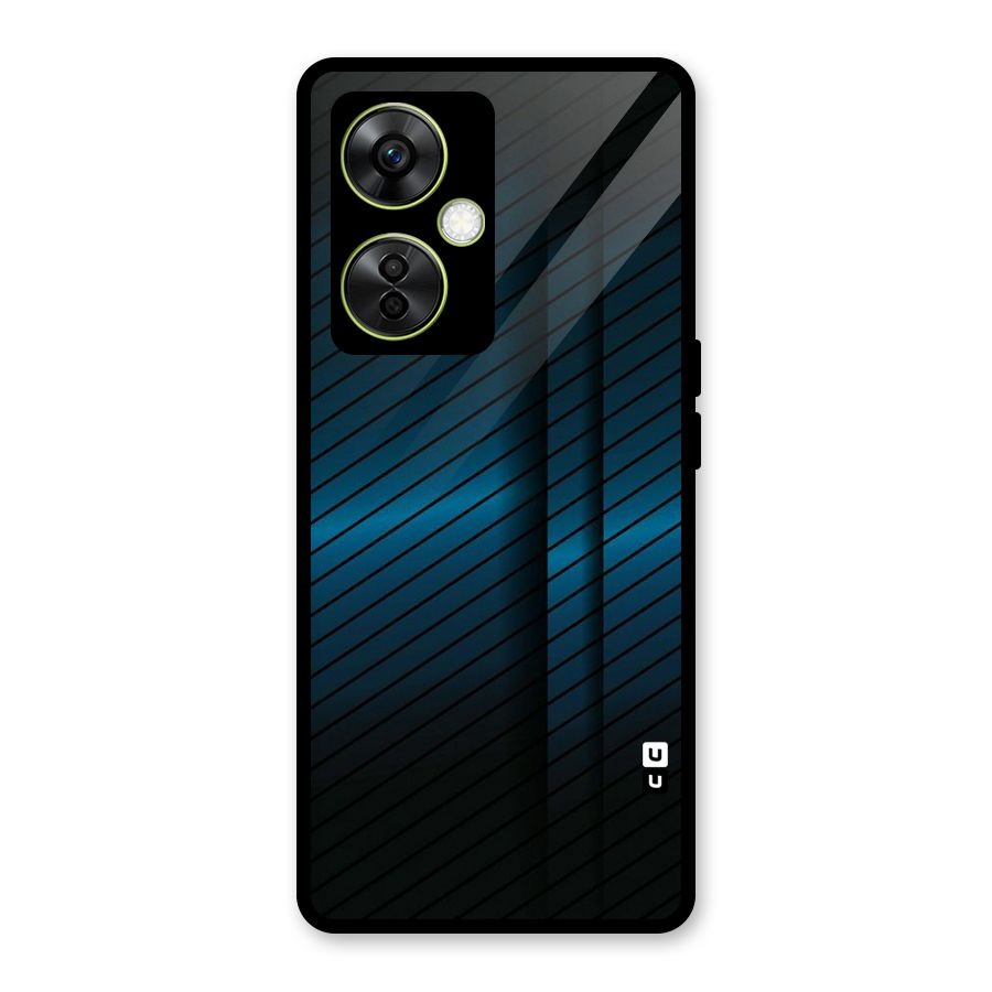 Royal Shade Blue Glass Back Case for OnePlus Nord CE 3 Lite