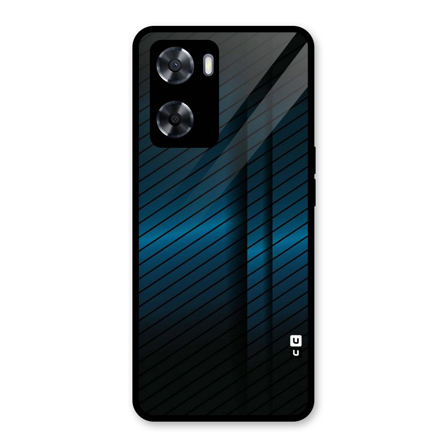 Royal Shade Blue Glass Back Case for OnePlus Nord N20 SE