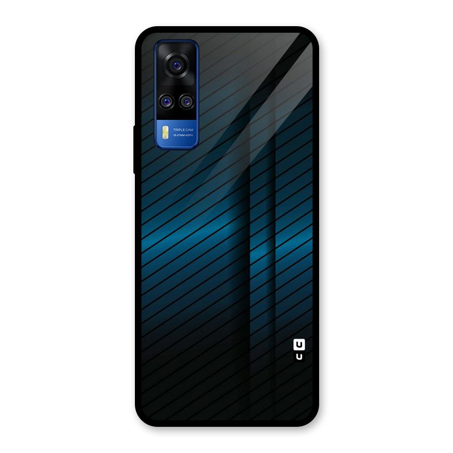 Royal Shade Blue Glass Back Case for Vivo Y31