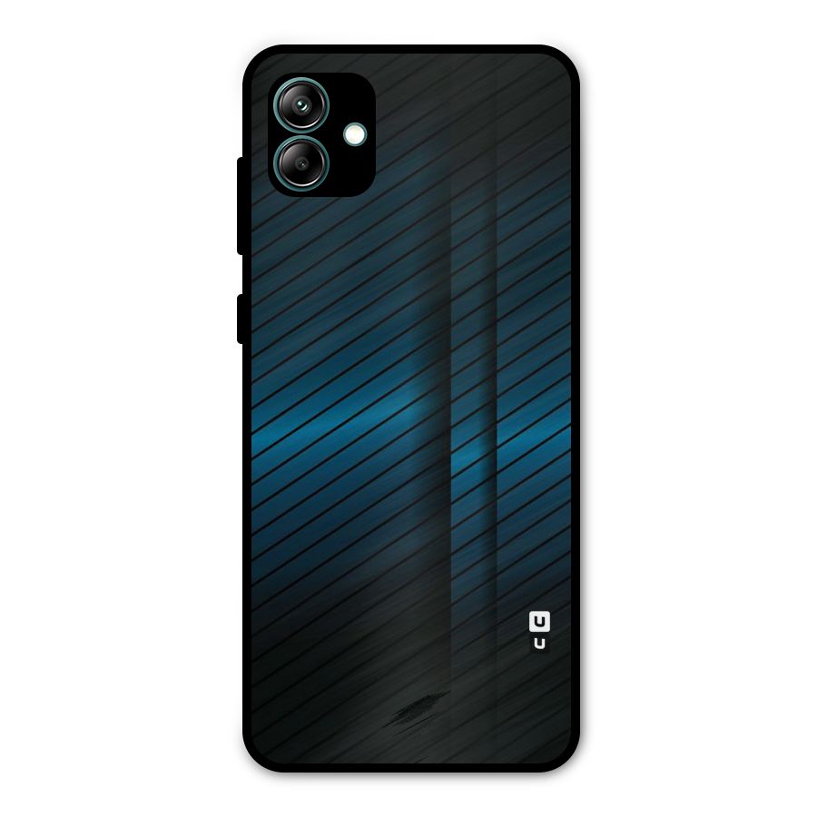 Royal Shade Blue Metal Back Case for Galaxy A04