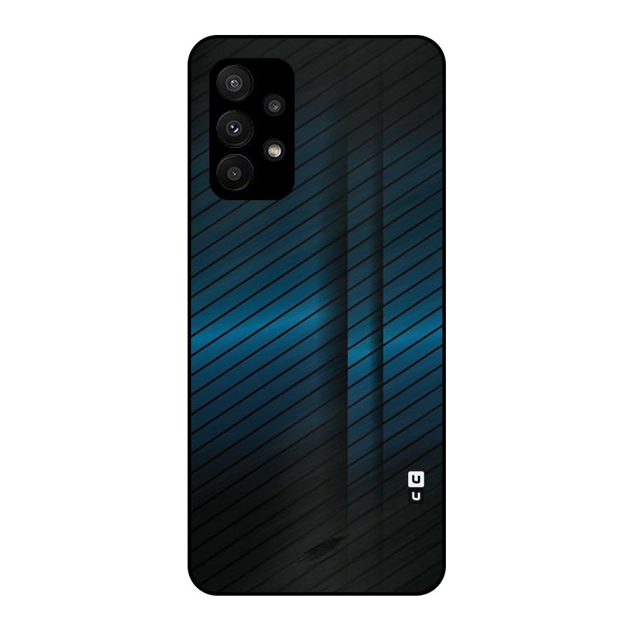 Royal Shade Blue Metal Back Case for Galaxy A23