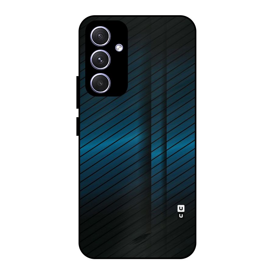 Royal Shade Blue Metal Back Case for Galaxy A54