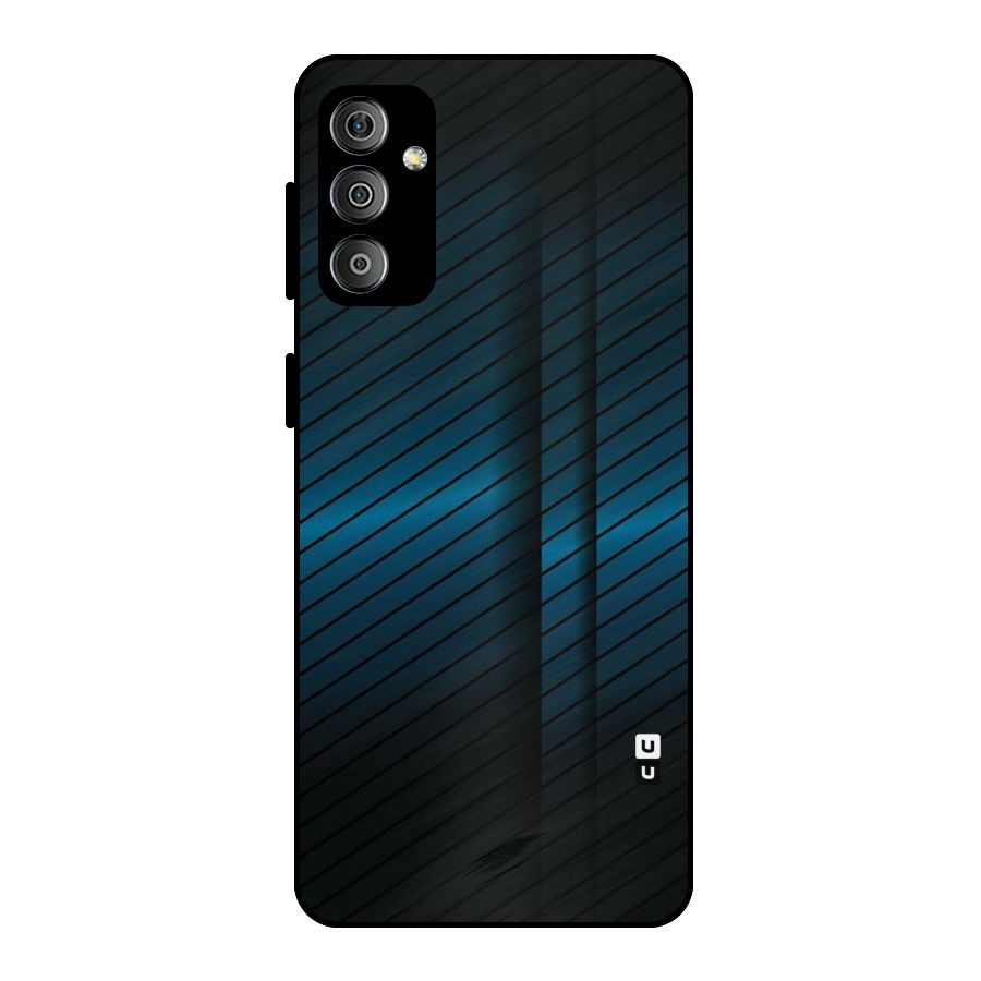 Royal Shade Blue Metal Back Case for Galaxy F23