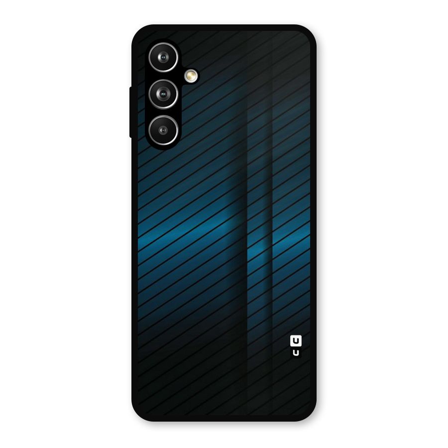 Royal Shade Blue Metal Back Case for Galaxy F54