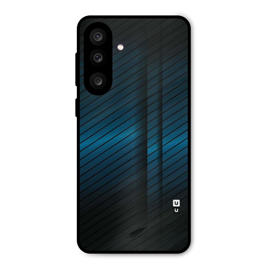 Royal Shade Blue Metal Back Case for Galaxy F56