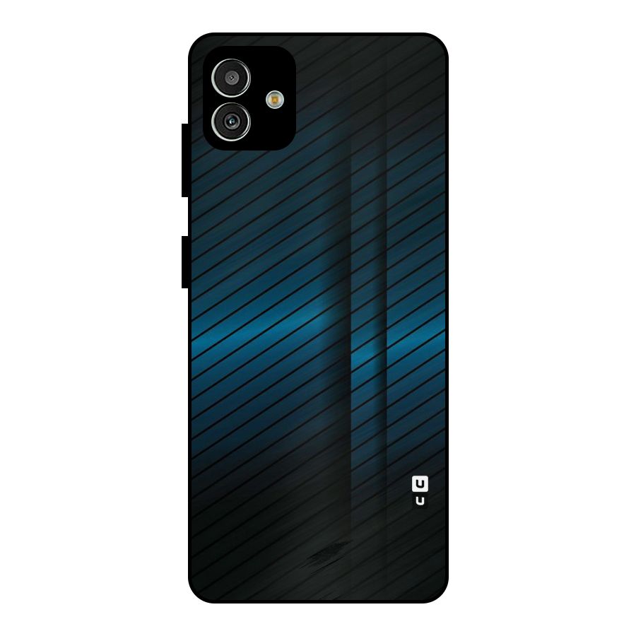Royal Shade Blue Metal Back Case for Galaxy M13 5G