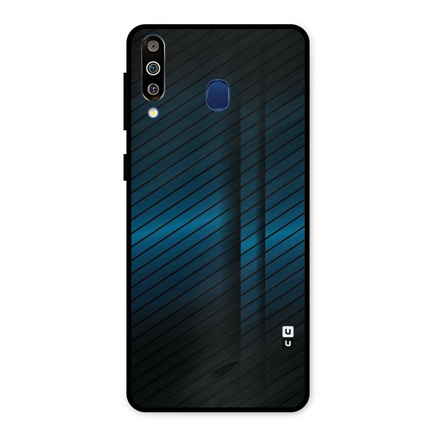 Royal Shade Blue Metal Back Case for Galaxy M30