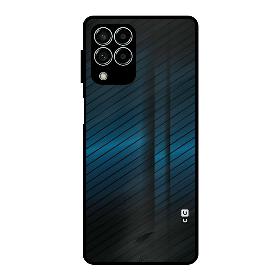 Royal Shade Blue Metal Back Case for Galaxy M33