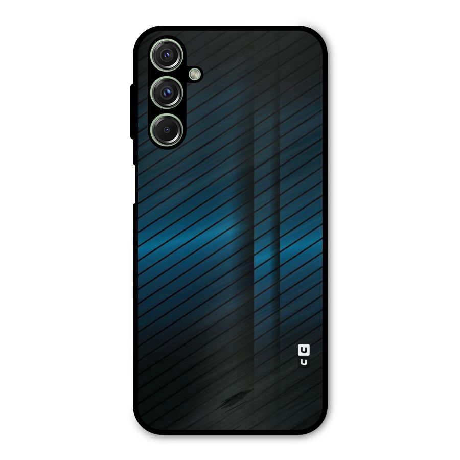 Royal Shade Blue Metal Back Case for Galaxy M34