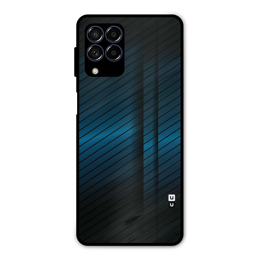 Royal Shade Blue Metal Back Case for Galaxy M53 5G