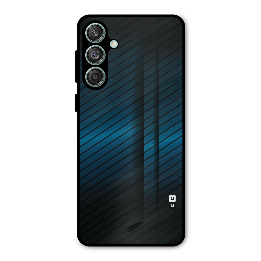 Royal Shade Blue Metal Back Case for Galaxy M55 5G
