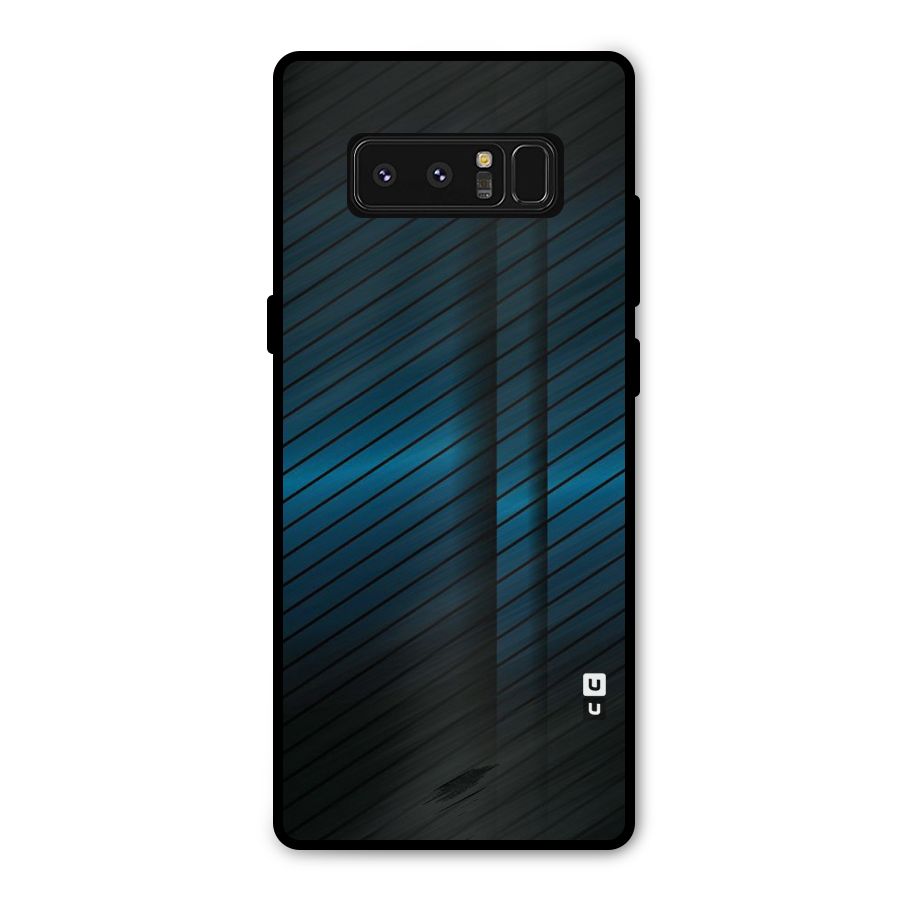 Royal Shade Blue Metal Back Case for Galaxy Note 8