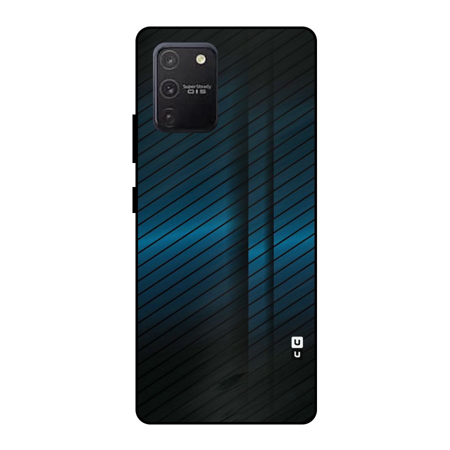 Royal Shade Blue Metal Back Case for Galaxy S10 Lite