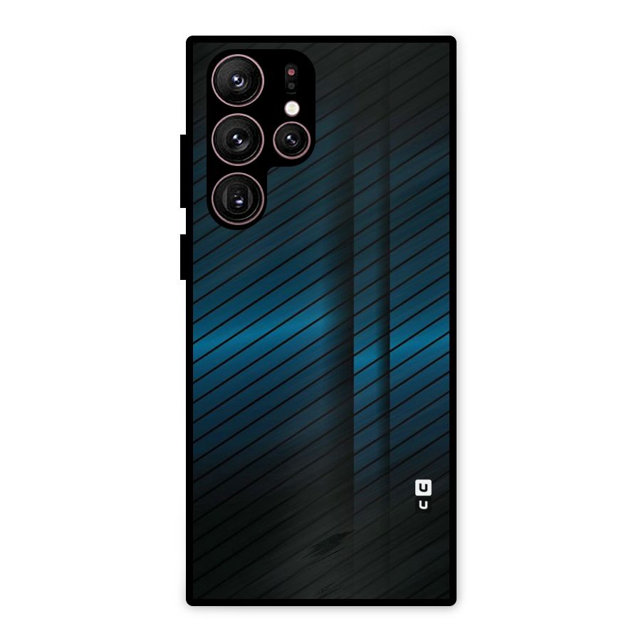 Royal Shade Blue Metal Back Case for Galaxy S22 Ultra 5G
