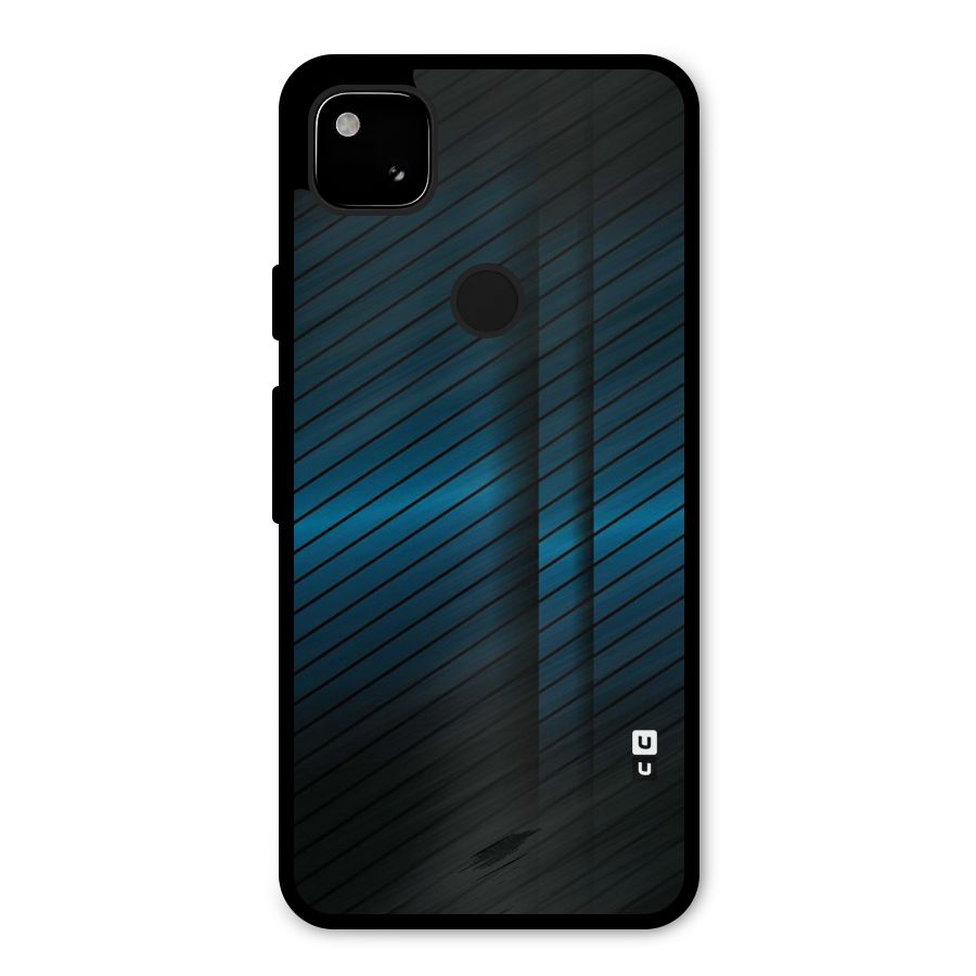Royal Shade Blue Metal Back Case for Google Pixel 4a