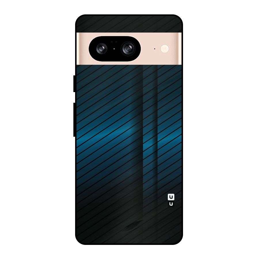 Royal Shade Blue Metal Back Case for Google Pixel 8