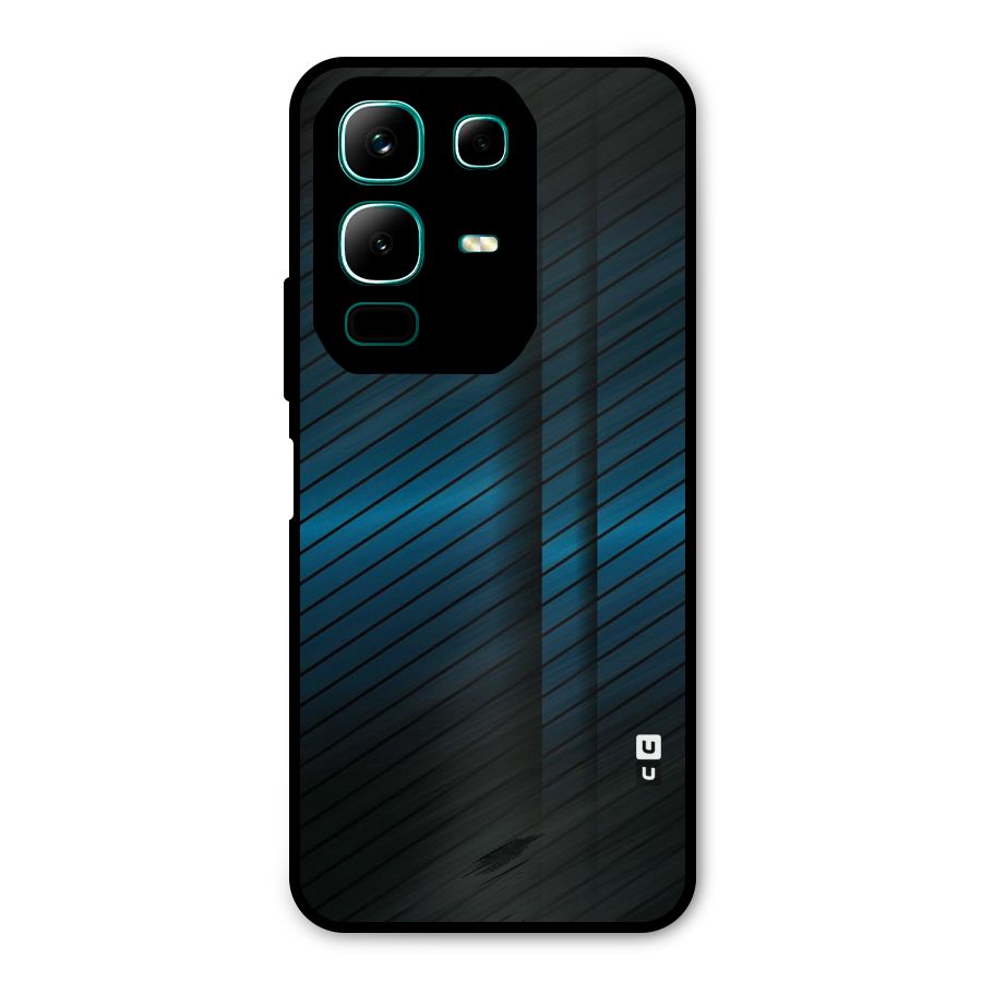 Royal Shade Blue Metal Back Case for Infinix Note 50x