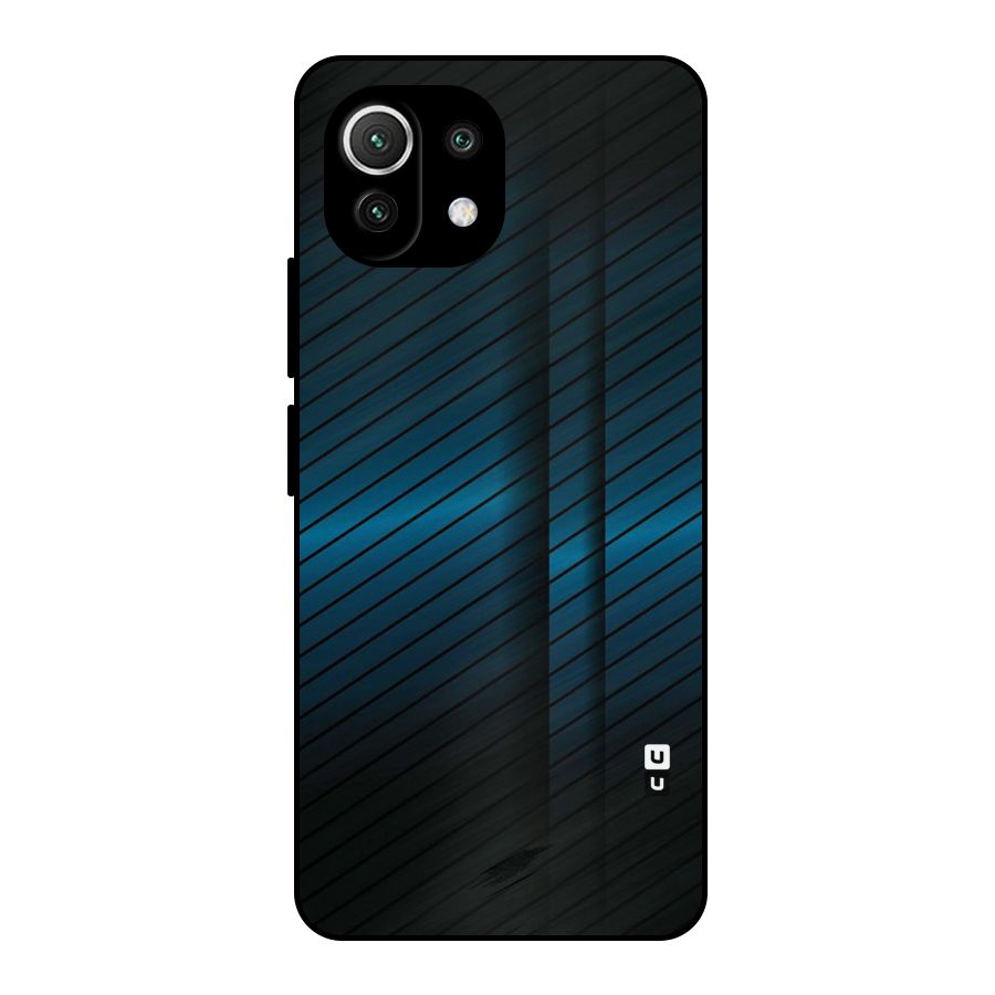Royal Shade Blue Metal Back Case for Mi 11 Lite NE 5G