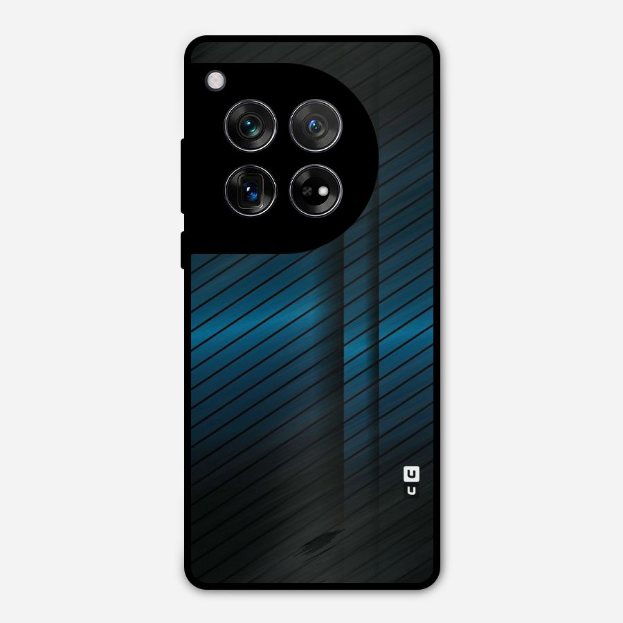 Royal Shade Blue Metal Back Case for OnePlus 12