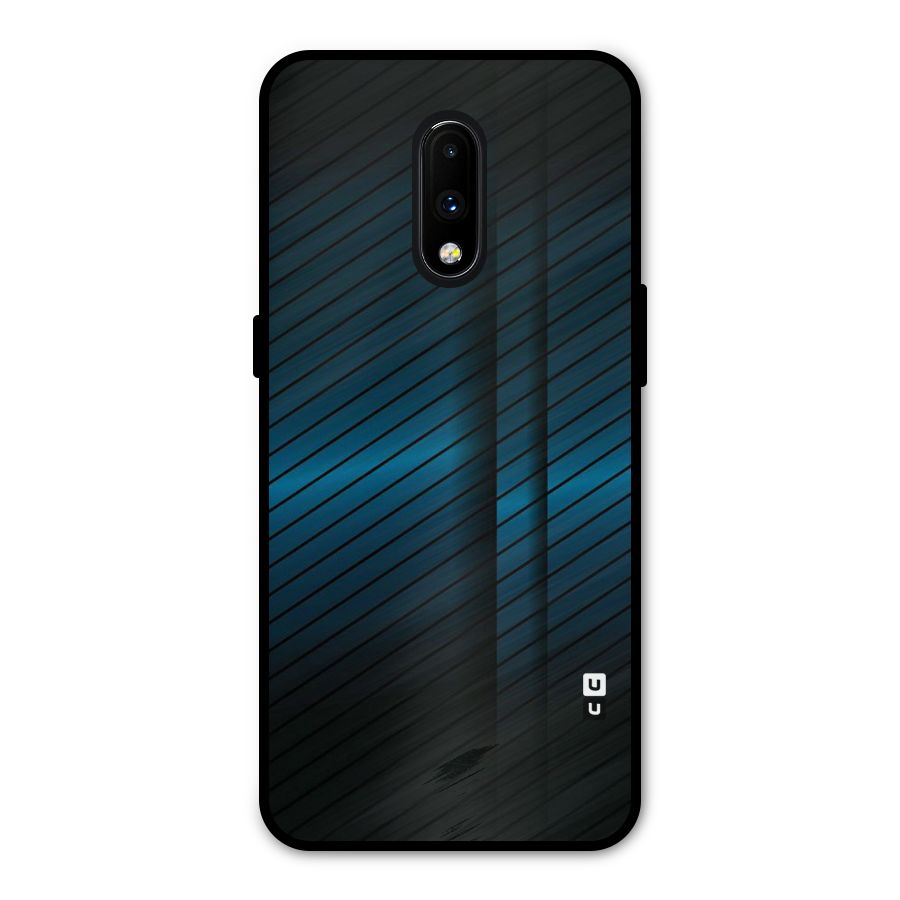 Royal Shade Blue Metal Back Case for OnePlus 7