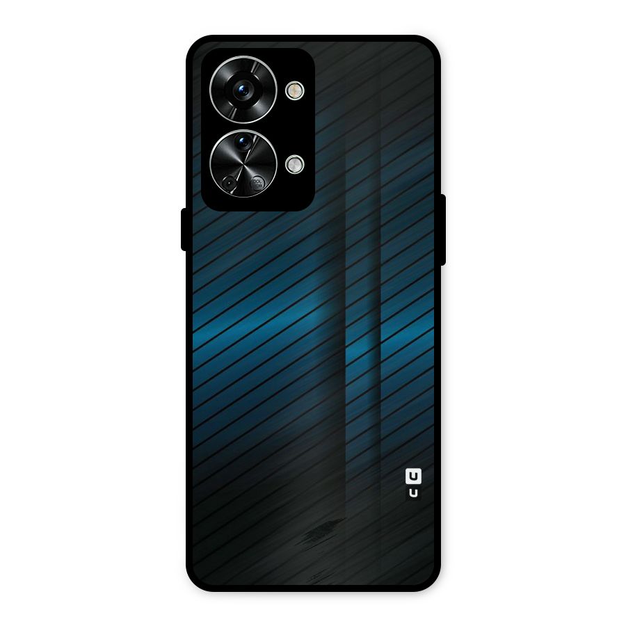 Royal Shade Blue Metal Back Case for OnePlus Nord 2T