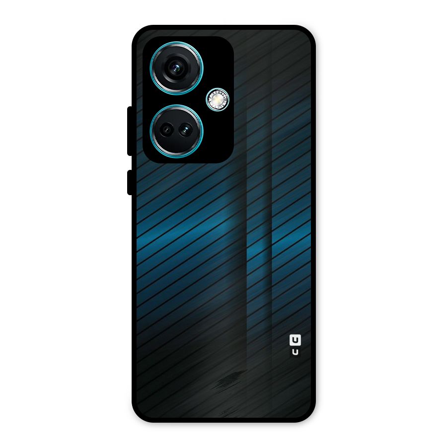 Royal Shade Blue Metal Back Case for OnePlus Nord CE 3 5G