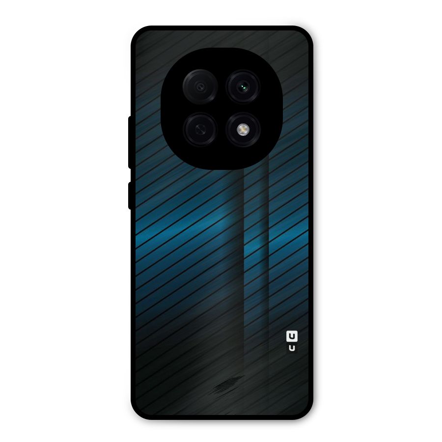 Royal Shade Blue Metal Back Case for Oppo F29 Pro