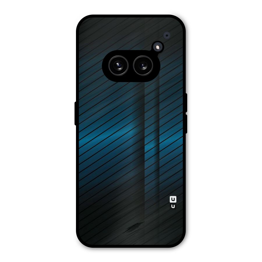Royal Shade Blue Metal Back Case for Nothing Phone 2a