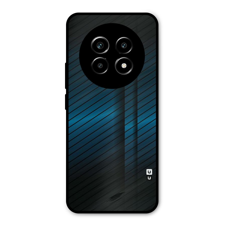 Royal Shade Blue Metal Back Case for Realme 13 Pro