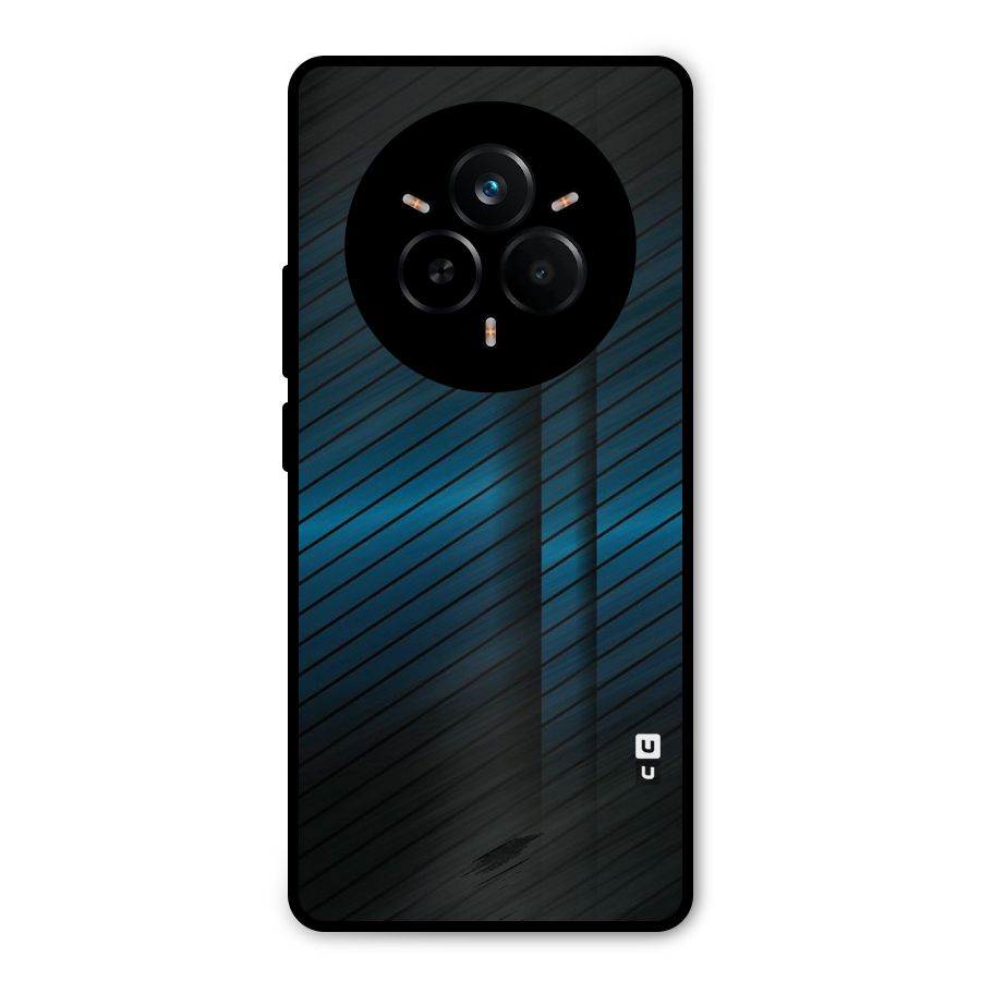 Royal Shade Blue Metal Back Case for Realme 14 Pro Plus