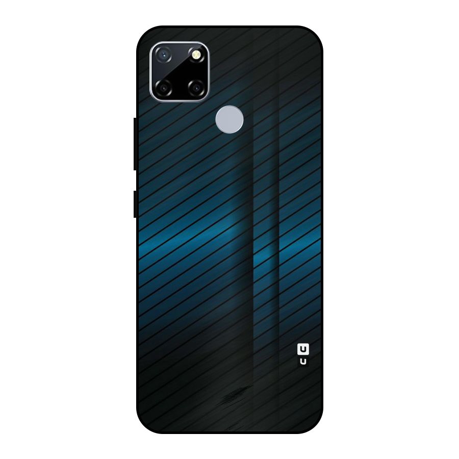 Royal Shade Blue Metal Back Case for Realme Narzo 20