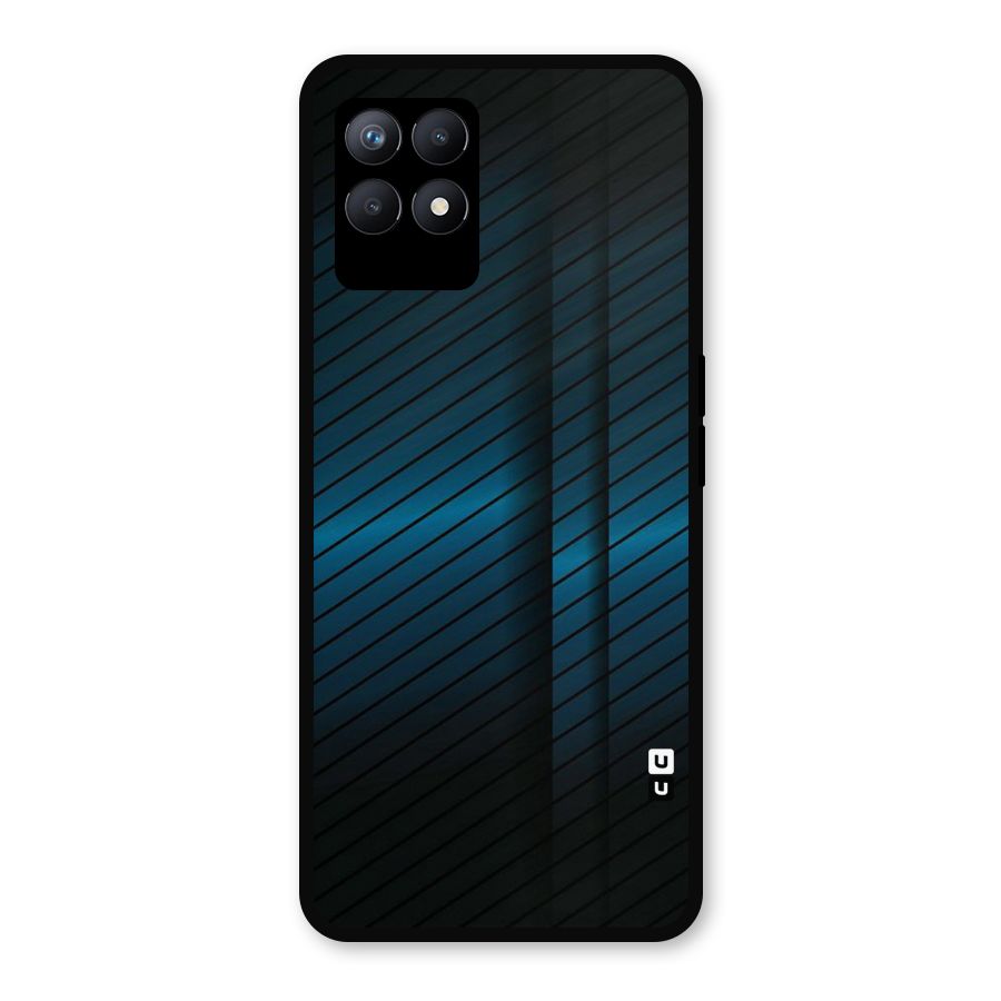 Royal Shade Blue Metal Back Case for Realme Narzo 50
