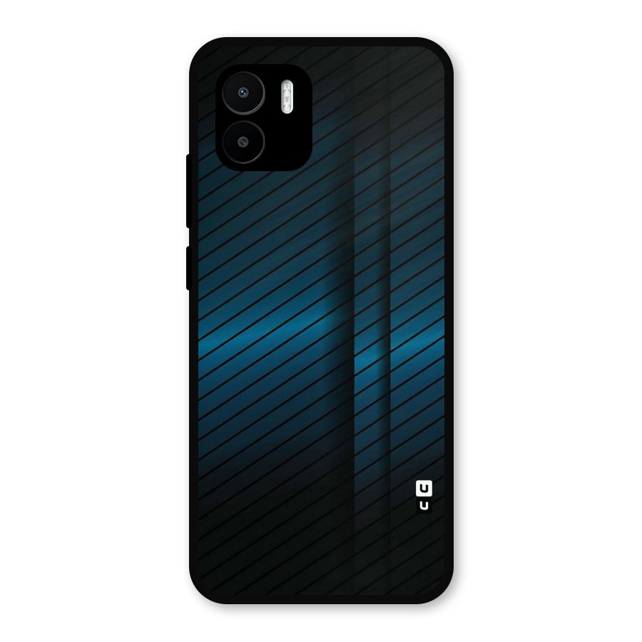 Royal Shade Blue Metal Back Case for Redmi A2