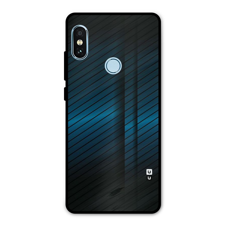 Royal Shade Blue Metal Back Case for Redmi Note 5 Pro