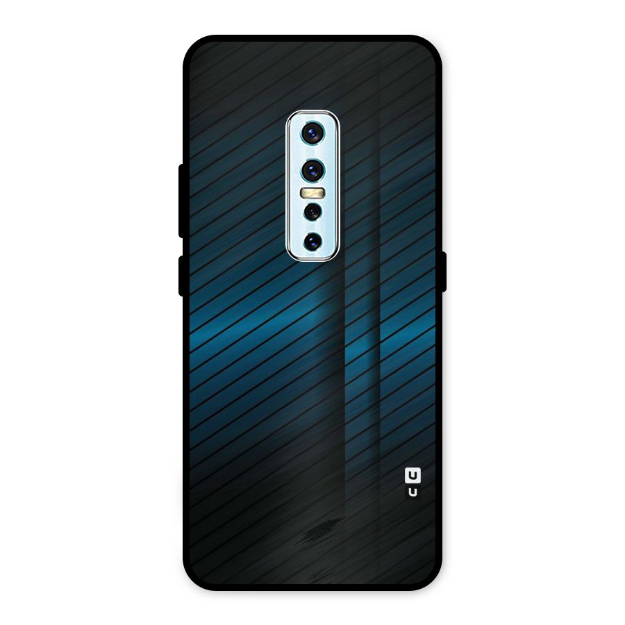 Royal Shade Blue Metal Back Case for Vivo V17 Pro