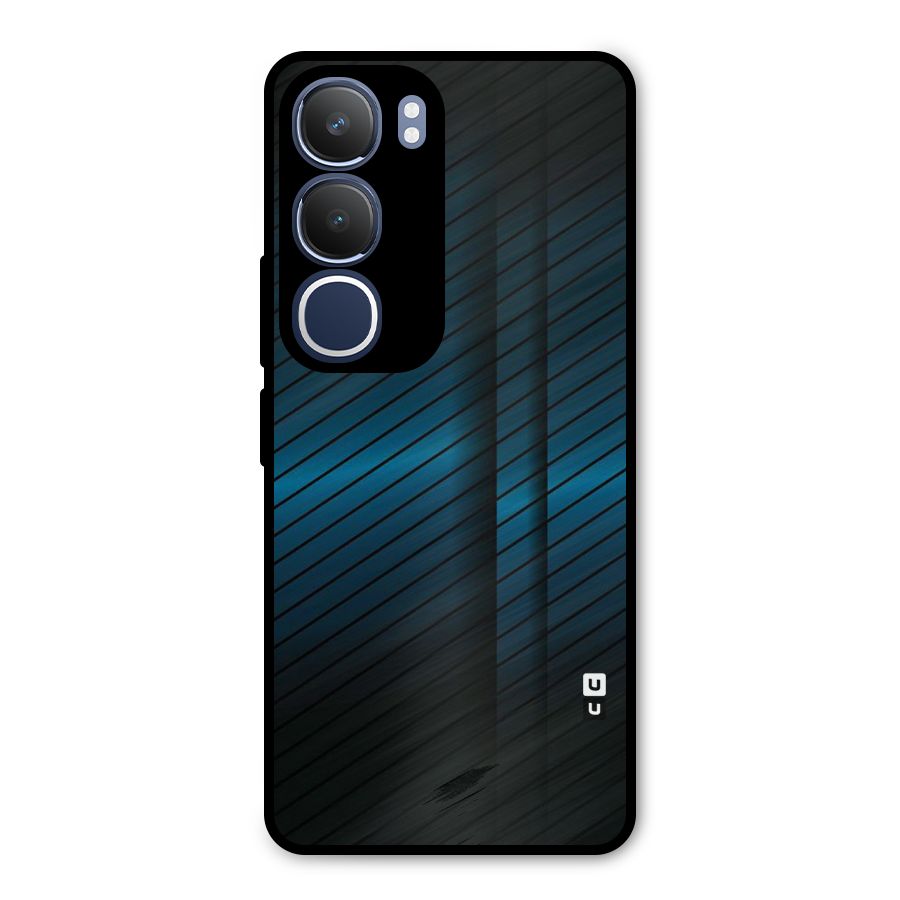 Royal Shade Blue Metal Back Case for Vivo Y29