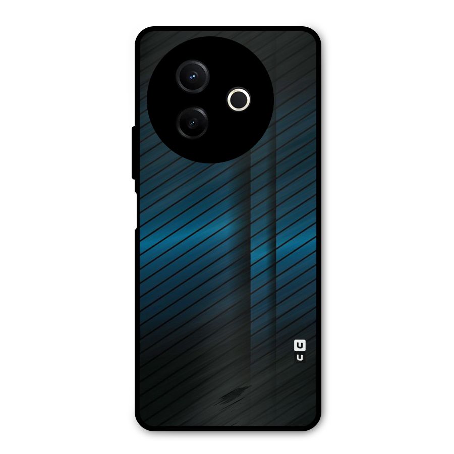 Royal Shade Blue Metal Back Case for Vivo Y39