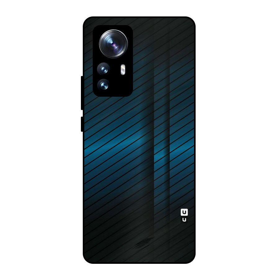 Royal Shade Blue Metal Back Case for Xiaomi 12 Pro