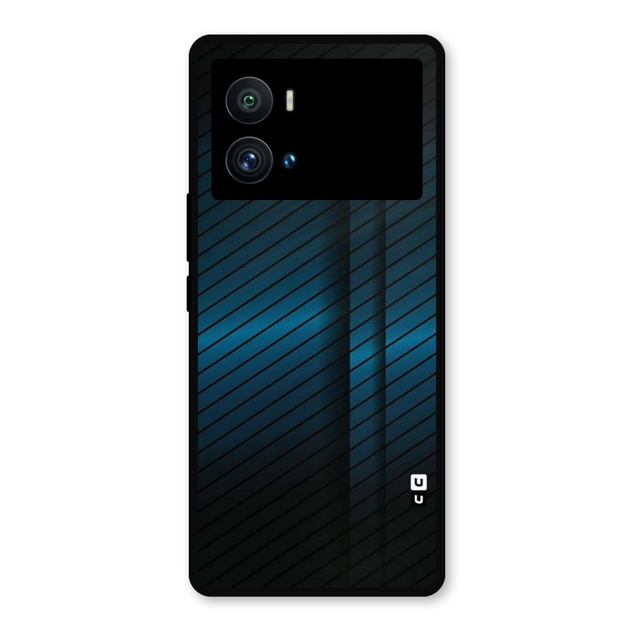 Royal Shade Blue Metal Back Case for iQOO 9 Pro